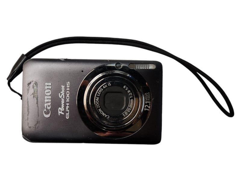 Canon PowerShot ELPH 100 HS 12.1MP Digital Camera, No Battery, READ