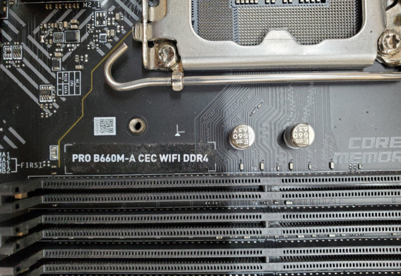 MSI Pro B660M-A CEC WIFI DDR4 Motherboard - No CPU/RAM *READ*