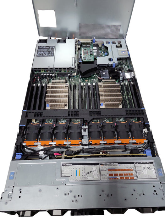 Dell PE R640 1U, 2x Xeon Gold 6134 3.2GHz 8C, 64GB DDR4 H740P Mini, 2x PSU _