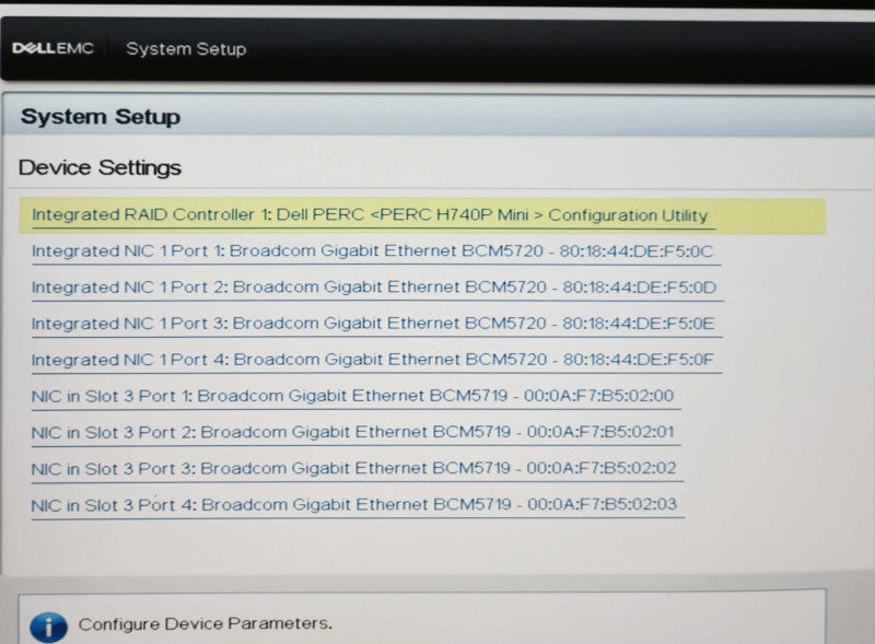 Dell PE R640 1U, 2x Xeon Gold 6134 3.2GHz 8C, 64GB DDR4 H740P Mini, 2x PSU _