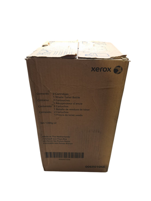 Genuine Xerox 006R01046 Black Toner 2-Pack + Waste Toner | New Sealed