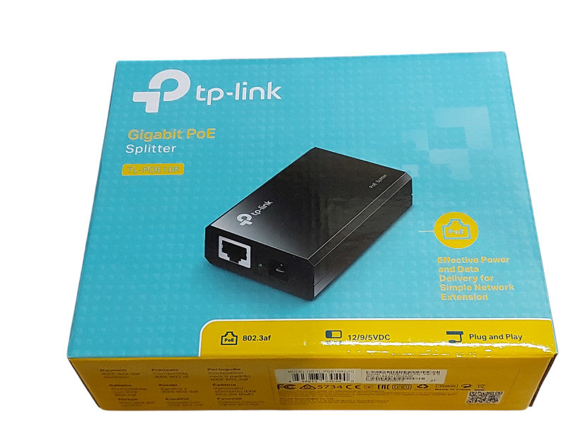 TP-Link TL-POE10R Gigabit PoE Splitter Adapter, IEEE 802.3af compliant