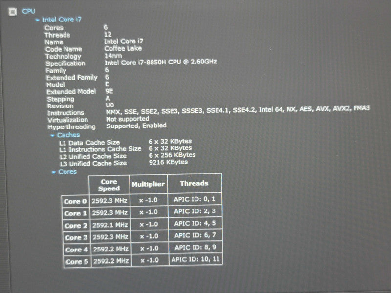 Lenovo ThinkPad P52 i7-8850H 32GB DDR4 Quadro P2000 256GB SSD READ β Lap200