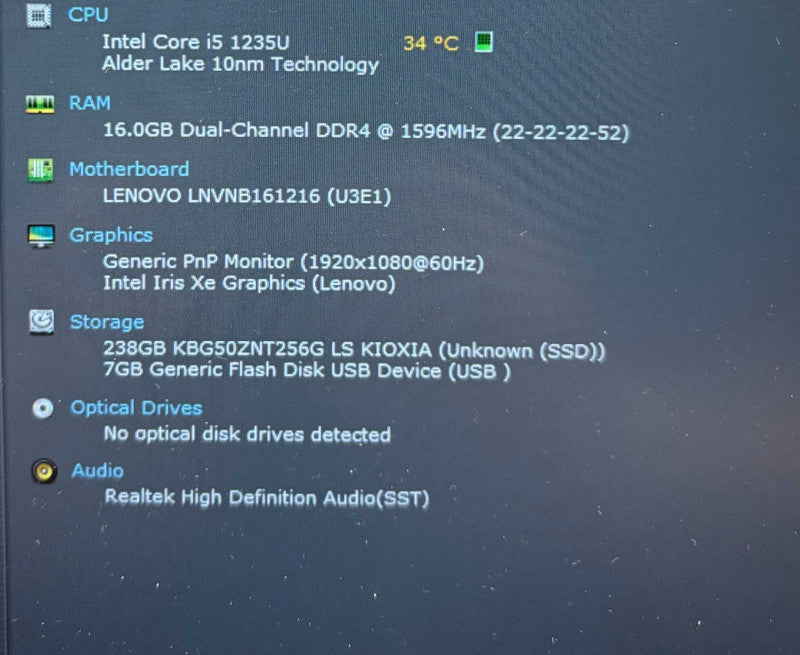 Lenovo ThinkBook 14G4 Core i5-1235U 16GB RAM 256GB SSD  Lap200