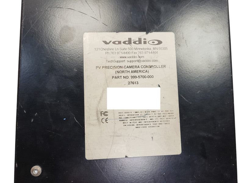 Vaddio ProductionVIEW Precision Camera Controller No AC $
