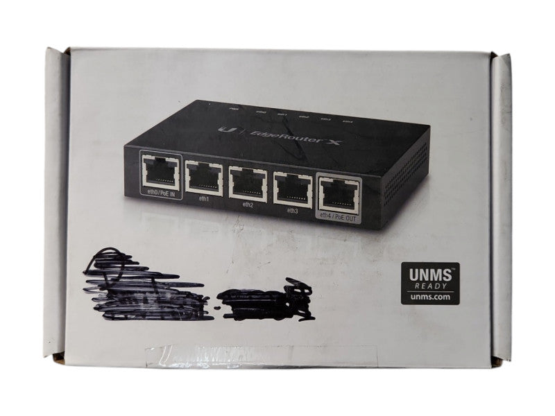 Ubiquiti Networks ER-X EdgeRouter X 5-Port Gigabit Wired Router w/ PSU