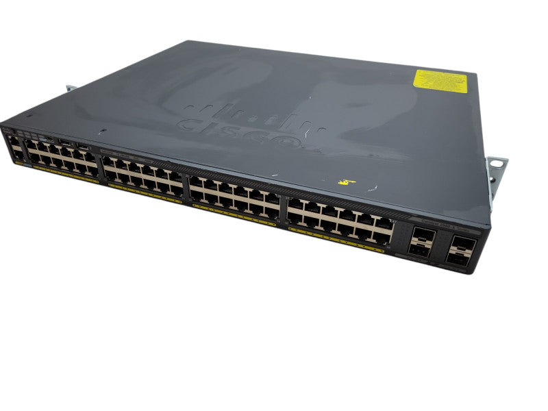 Cisco WS-C2960X-48FPS-L | 48-Port Gigabit PoE | 4xSFP Q%