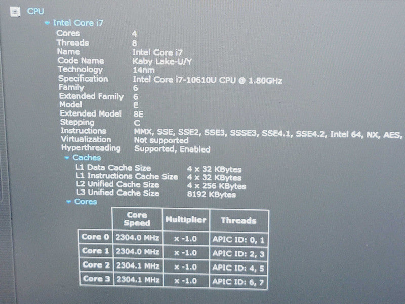 Dell Latitude 7410 13" 4-Core i7-10610U @ 1.8GHz 16GB DDR4 500GB Nvme ( Lap200