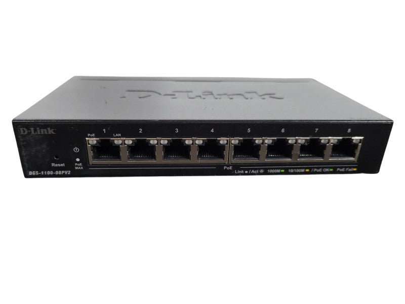 D-Link 8-Port Gigabit Smart Managed PoE and Switch (DGS-1100-08PV2) !