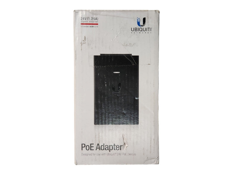 Ubiquiti 24V PoE Adapter GigabitLAN Port w/Wall Mount