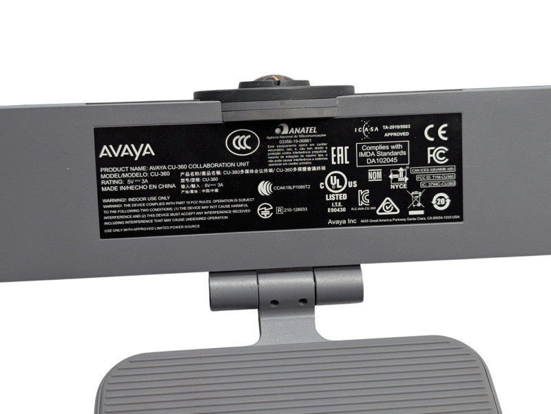 AVAYA CU-360 Collaboration Unit Conference Equipment Camera  -