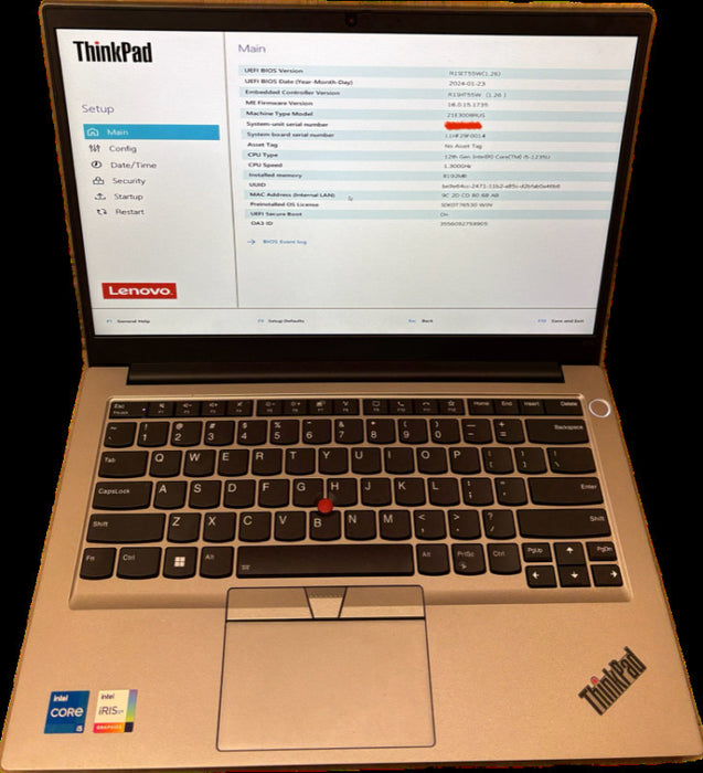 Lenovo ThinkPad E14 Gen 4 i5-1235U Faulty Trackpad For Parts/Repair READ!  Lap200