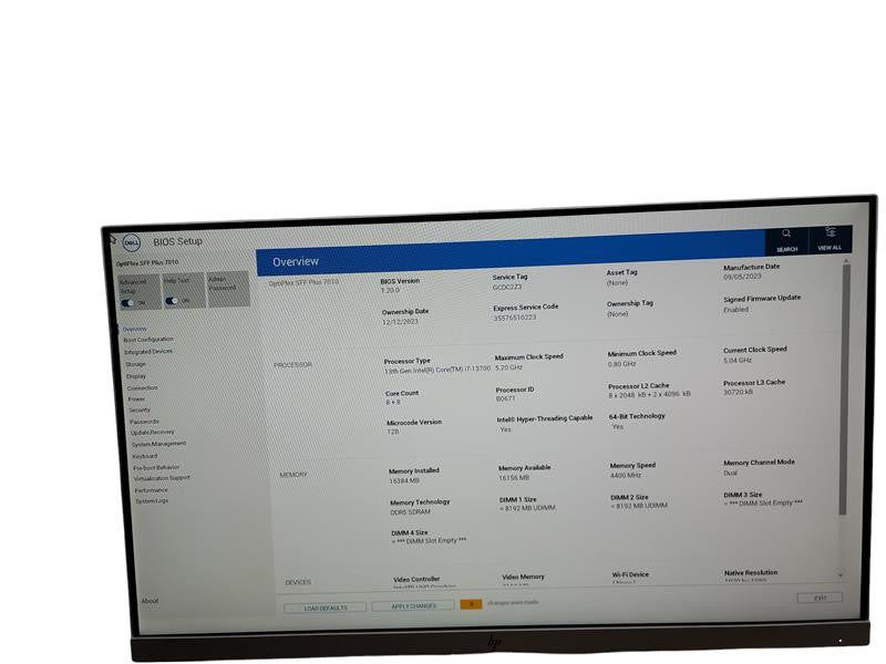Dell OptiPlex 7010 Plus SFF - 13th Gen  i7-13700 16GB DDR5 SDRAM θ