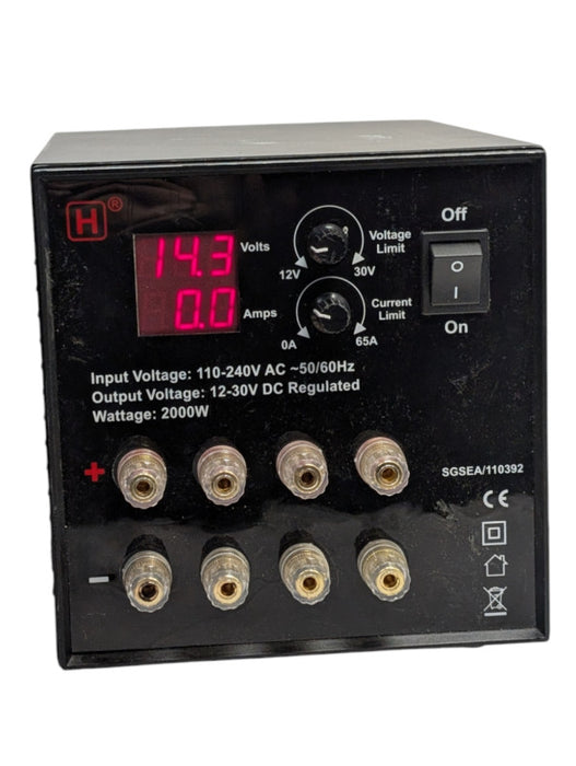 2000W Switch Mode Power Supply 12-30V DC 0-67A READ  -