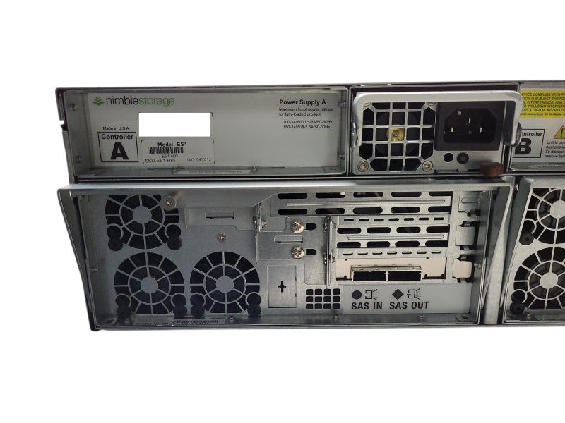 Nimble Storage CS200,400,ES1 3U Array, 2x SAS Controllers ES-1 16x 3.5" Q$