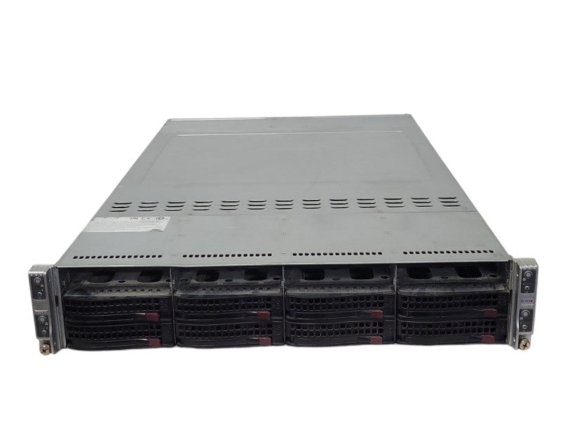 Supermicro 827-16 2U w/ 3x Node X10DRT-H 6x E5-2650v4 192GB DDR4 READ _