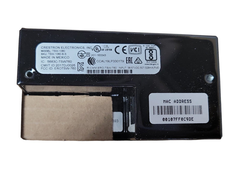 Open Box CRESTRON TSW-1060 Touch Screen Scheduling Panel _
