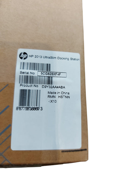 HP UltraSlim Dock 2013 Docking Station With Charger D9Y32AA#ABA -New In Box Q