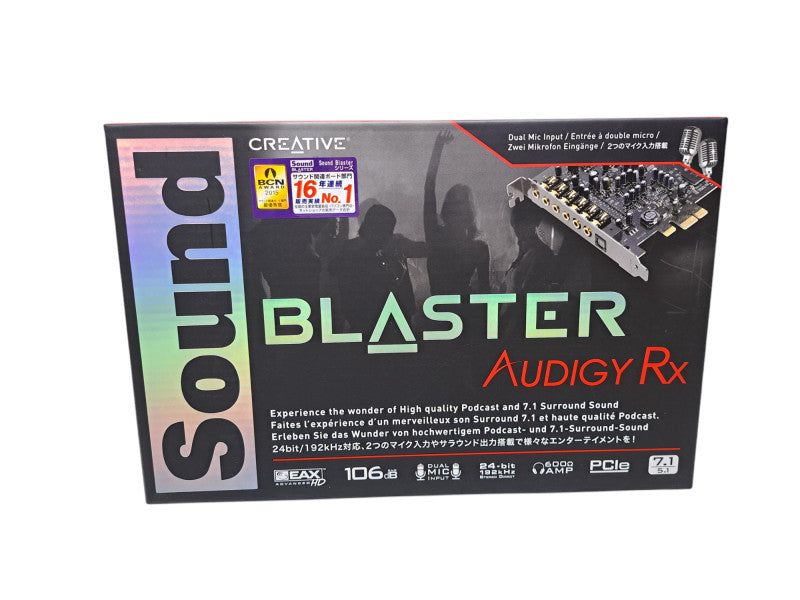 Creative SB1550 Dual Mic Input Sound Blaster Audigy Rx Sound Card | Sealed Q
