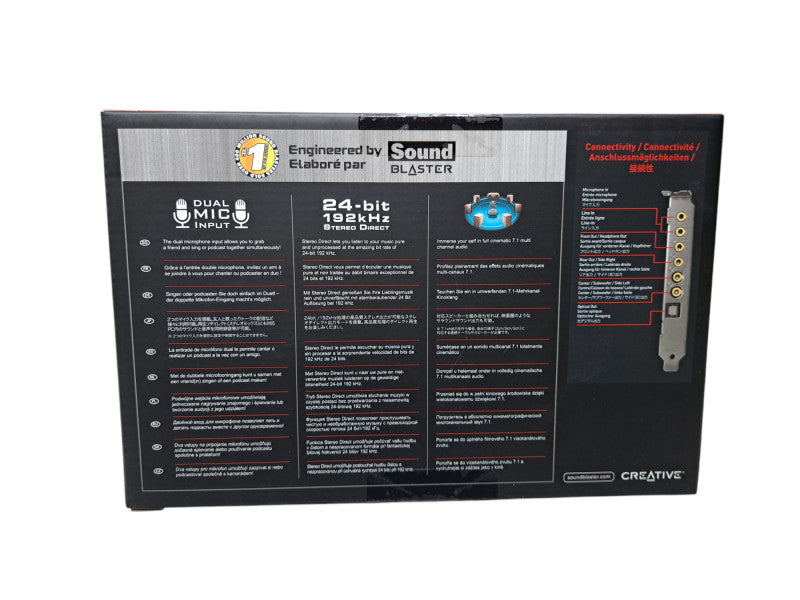 Creative SB1550 Dual Mic Input Sound Blaster Audigy Rx Sound Card | Sealed Q