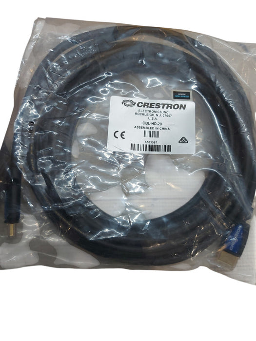 Crestron HDMI Cable Certified CBL-HD-20 18 Gbps 20 ft (1.8M) High Speed