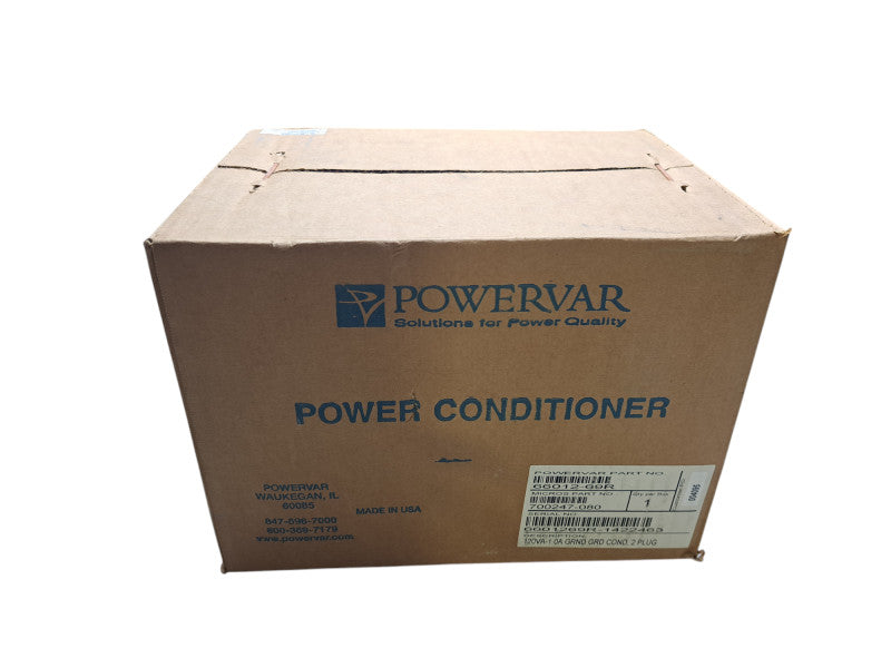 POWERVAR ABCG100-11W 66012-69R Ground Guard Power Conditioner Two Outlets Q