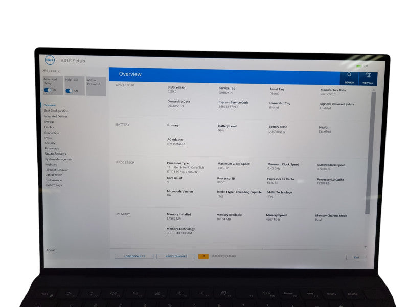 Dell XPS 13 9310| i7-1185G7| 16GB DDR4| 500GB Nvme ! Lap200