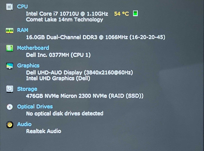 Dell XPS 13 7390, i7-10710U, 16GB DDR3, 512GB NVMe, Touchscreen, PWR  Lap200