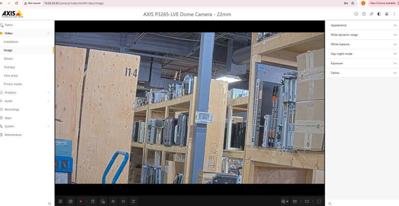 Axis P3265-LVE 22mm Dome Security Network Camera 02333-001-01, SEE _