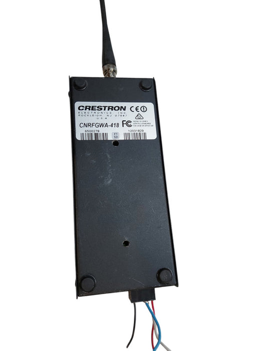 CRESTRON Wireless 418 MHz 1 Way RF Gateway CNRFGWA-418 w/ Antenna & Manual