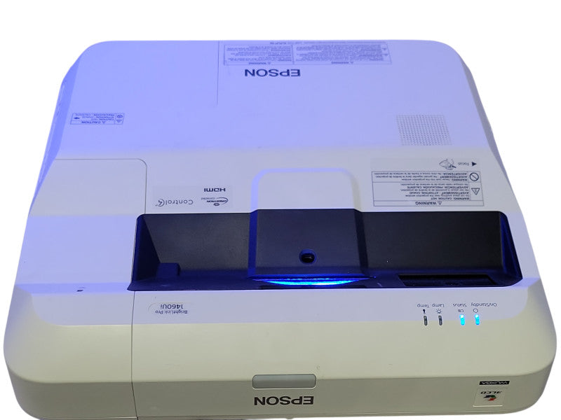 EPSON BRIGHTLINK PRO 1460Ui HDMI WXGA 2726 Lamp Hours No Remote _