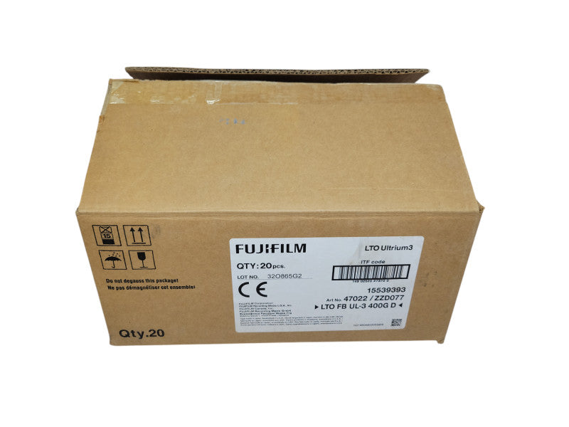20 New Fujifilm LTO Ultrium3 /400GB Sealed Data Cartridges (4bx of 5) %