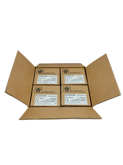 20 New Fujifilm LTO Ultrium3 /400GB Sealed Data Cartridges (4bx of 5) %