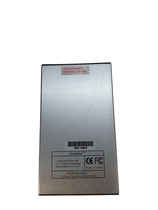 POCKETEC DATASTOR USB 2.0 PORTABLE HARD DRIVE 30GB