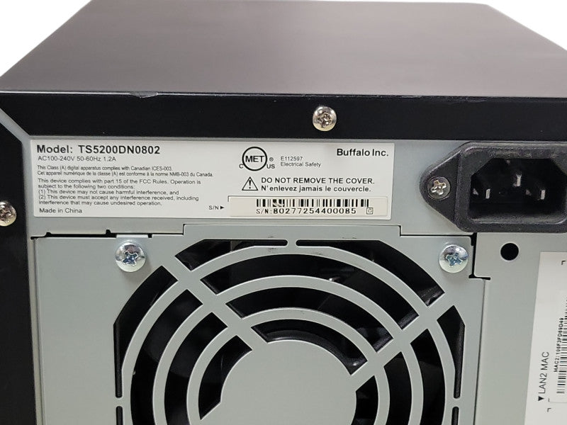 Buffalo Terra Station TS5200DN0802 2-Bay Network attached storage, READ _