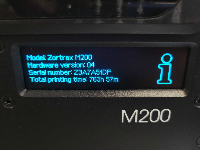 ZORTRAX M200 3D PRINTER V04 (TESTED) %