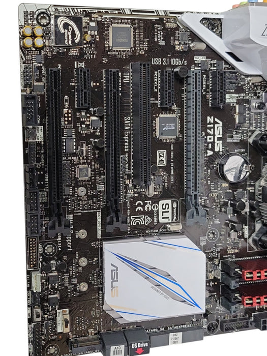 asus z170-a motherboard with Core I7-6700 3.40GHz, 16GB DDR4, I/O Shield  _