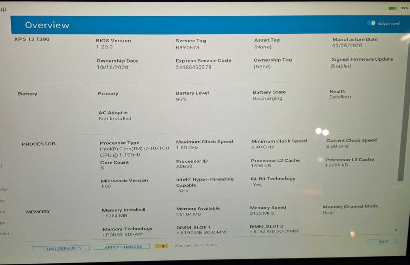 Dell XPS 13 7390 4K Touch | Core i7-10710U, 16GB DDR3, 512GB NVMe, Wi-Fi 6  Lap200