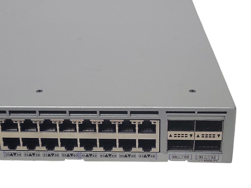 Extreme Networks BR-VDX6740T-24-R 48-Port Managed Switch 2x PSU, READ _