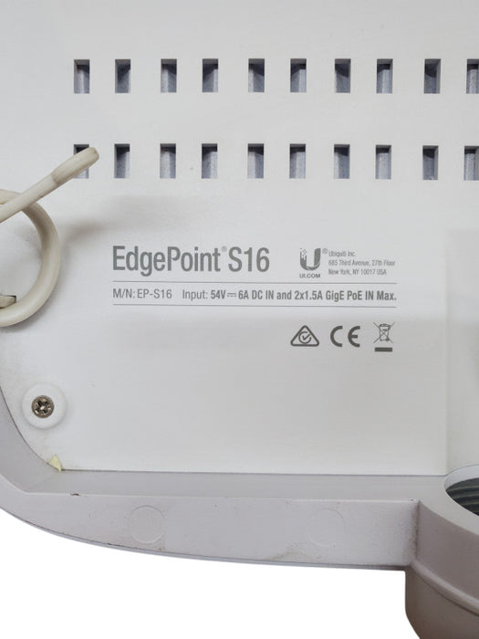UBIQUITI EdgePoint S16 (EP-S16) 16-Port Gig PoE Switch *READ*