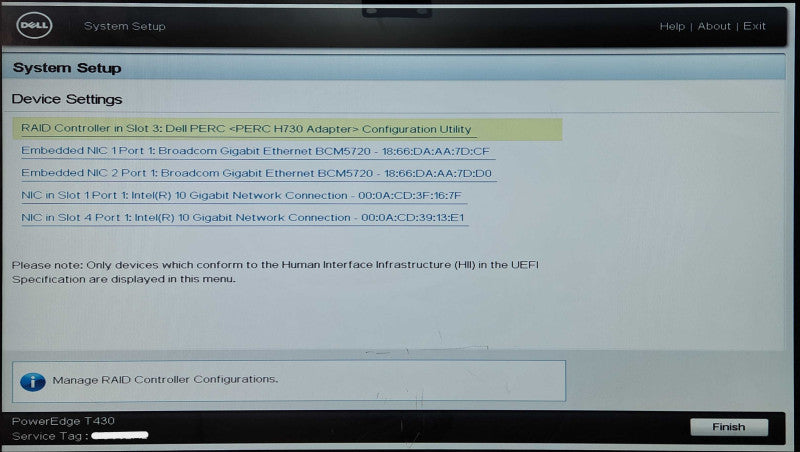 Dell PE T430 16x2.5", E5-2630 v4 2.20GHz, 32GB DDR4, 4x1.8TB SAS, H730