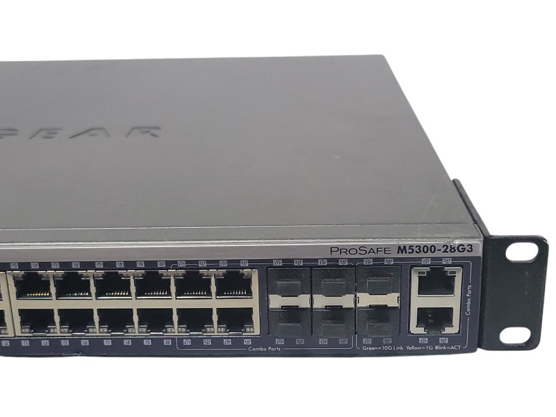 Netgear ProSAFE M5300-28G3 24 Port Managed L3 Gig w/ 10Gig stacking switch _