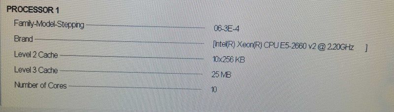 Dell PowerEdge R720 | 1x Xeon E5-2660 v2 | 128GB DDR3 | PERC H710 Mini