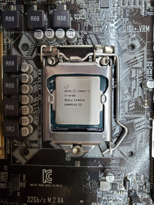 Asus Z170-P Motherboard Intel Core i7-6700 16GB DDR4 - No I/O Shield
