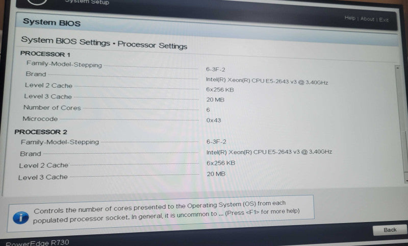Dell R730 2x Xeon E5-2643v3 3.4GHz 32GB DDR4 H730 Mini, 8x 1TB SAS2x 750w _