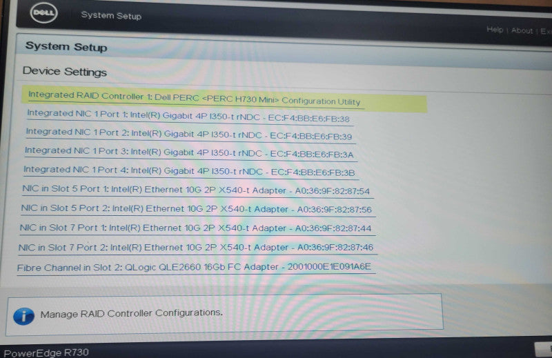 Dell R730 2x Xeon E5-2643v3 3.4GHz 32GB DDR4 H730 Mini, 8x 1TB SAS2x 750w _