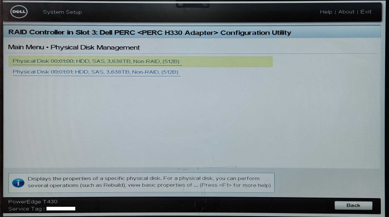 Dell PE T430 8x3.5", Xeon E5-2603 v4 1.70GHz, 32GB DDR4, 2x 4TB SAS, H330