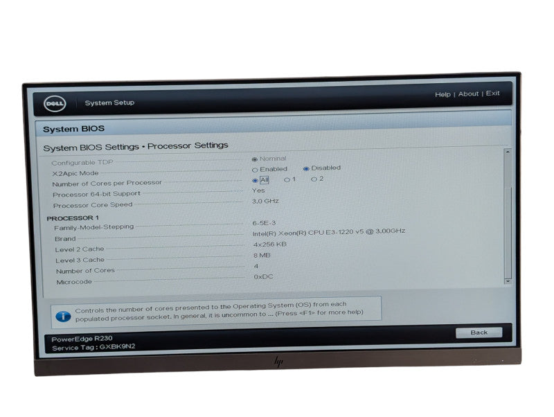 DELL PowerEdge R230 Intel Xeon E3-1220 v5 16GB RAM H330 RAID  -