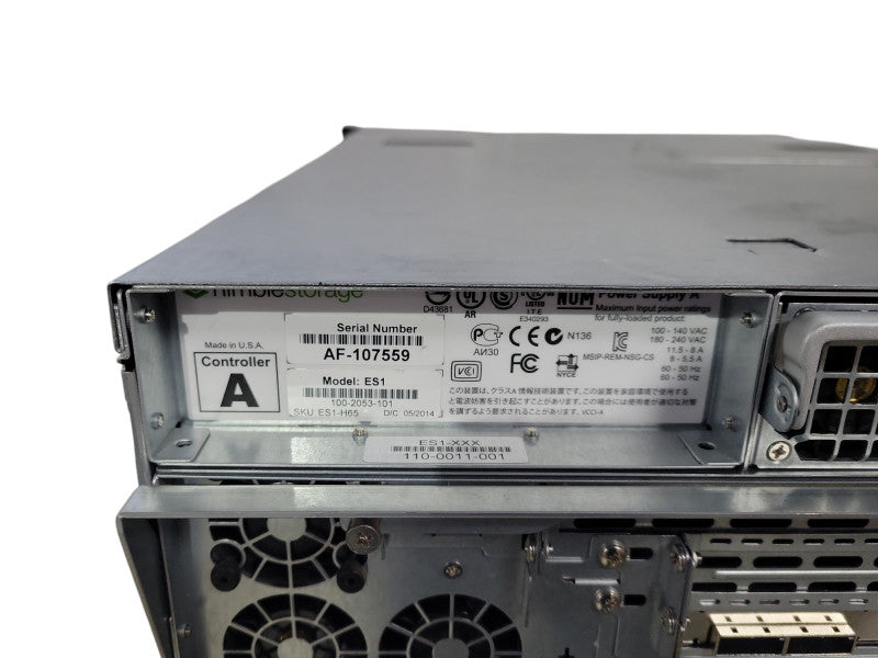 Nimble Storage CS200,400,ES1 3U Array, 2x SAS Controllers CS400 16x 3.5 !