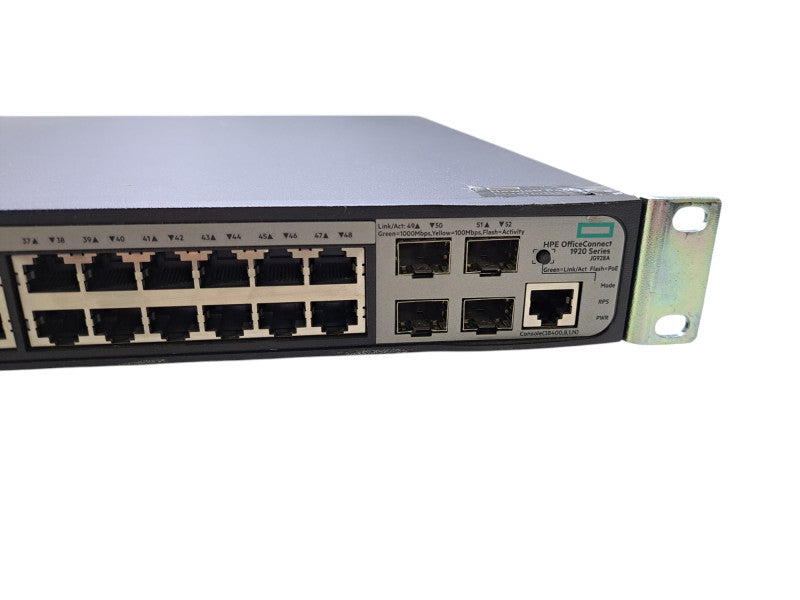 HP JG928A 1920-48G-PoE+ | 48-Port Gigabit PoE+ 370W Switch | 4x SFP